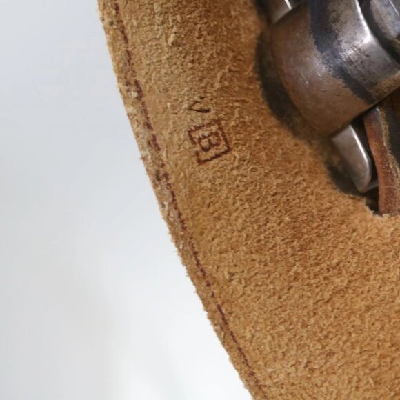 HERMES Her Bag Ad Backpack Coated Canvas Beige Brown - Picture 10 of 15